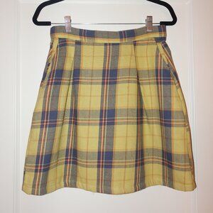 KJP Kiel James Patrick Plaid Darling Skirt 8
